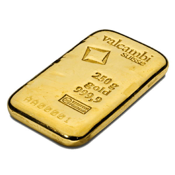 Sztabka złota Valcambi Suisse 250g (au 999,9)