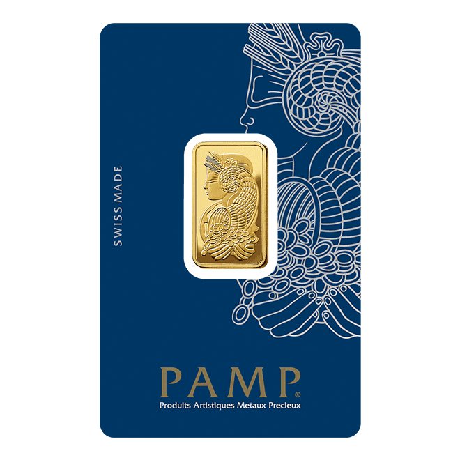 Sztabka złota PAMP 10g (au 999,9)