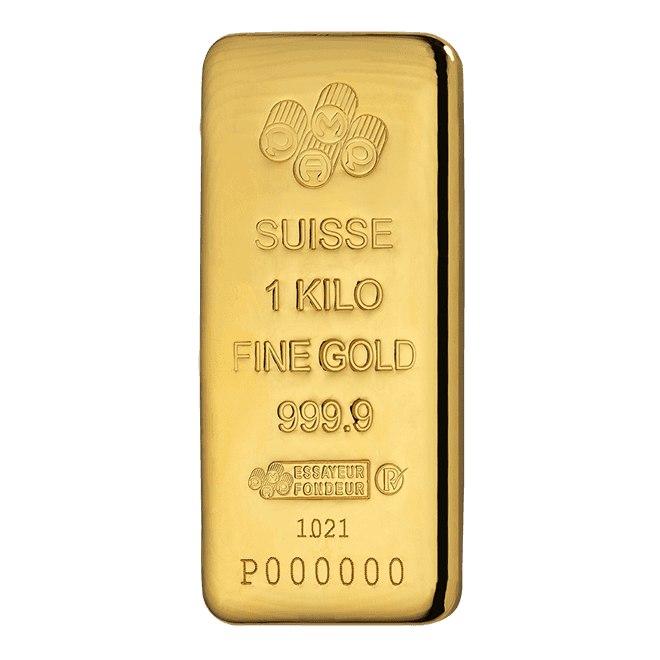 Sztabka złota PAMP 1kg (au 999,9)