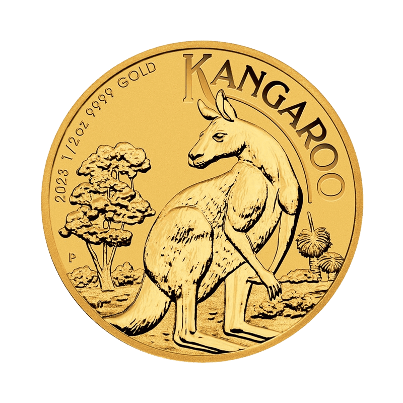 Kangur 1/2 uncji złota (Au 999,9) — Perth Mint
