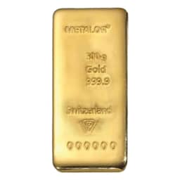 Sztabka złota Metalor 500g