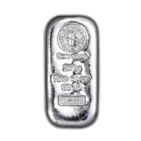 250 gram sztabka srebra Ag 999