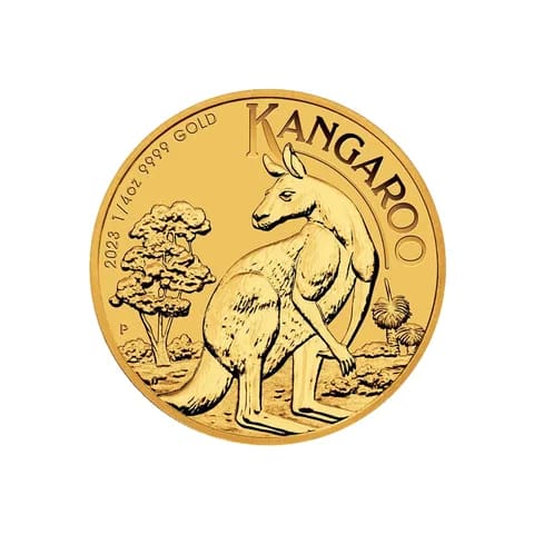 Australijski Kangur  1/4 uncji złota