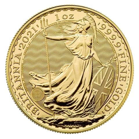 Złota moneta Britannia 1 uncja