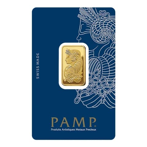 Sztabka złota PAMP 10g