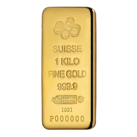 Sztabka złota PAMP 1kg