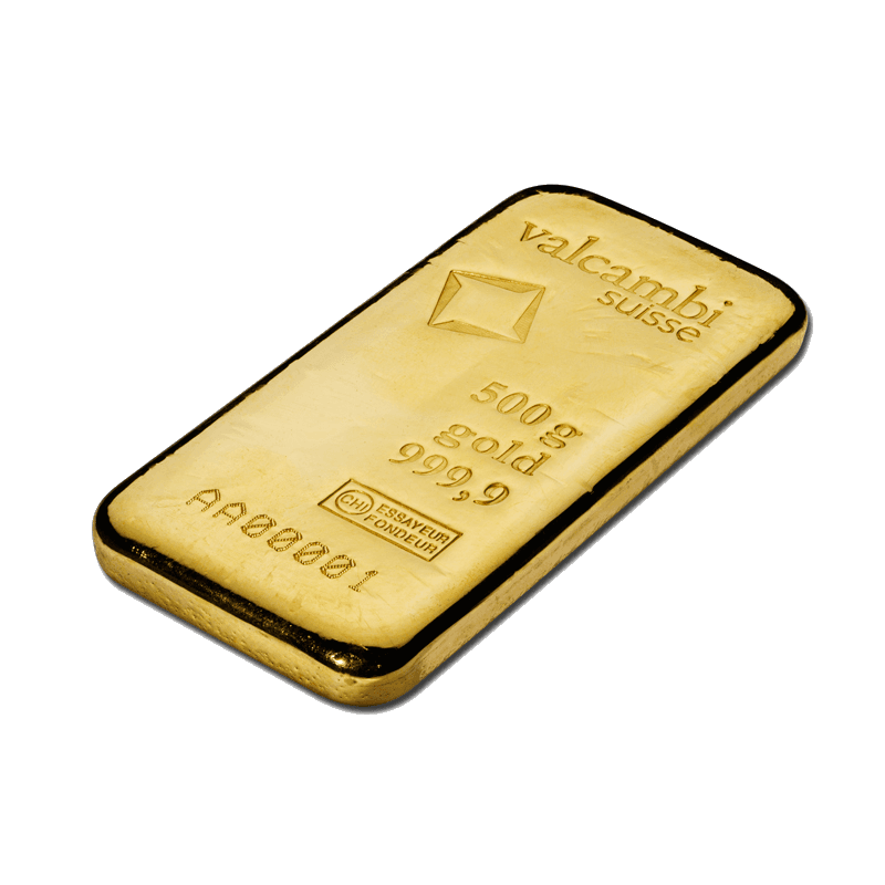 Sztabka złota Valcambi Suisse 500g (au 999,9)