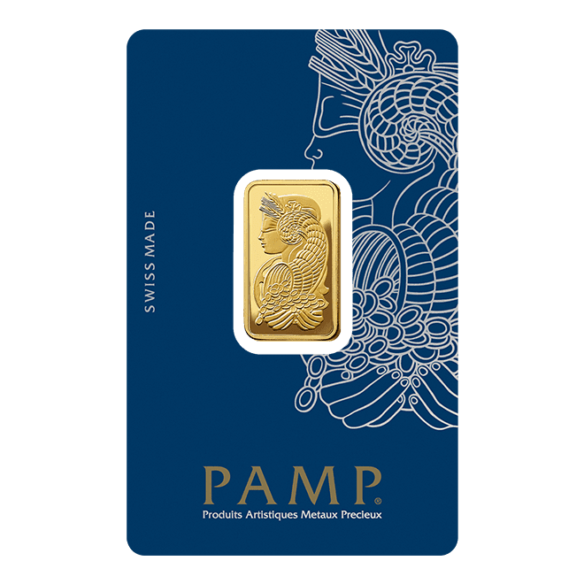 Sztabka złota PAMP 10g (au 999,9)