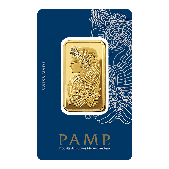 Sztabka złota 1 uncja PAMP (au 999,9)