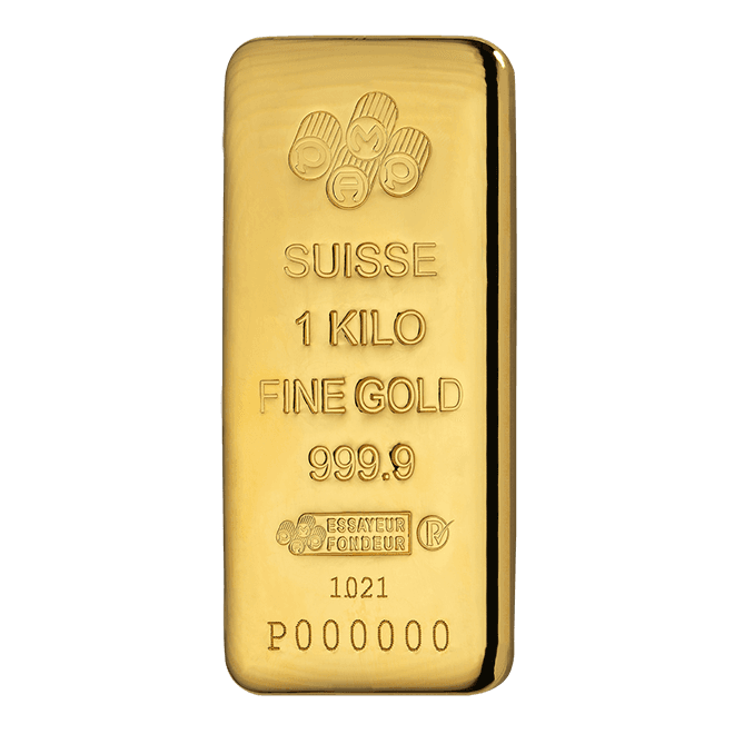 Sztabka złota PAMP 1kg (au 999,9)
