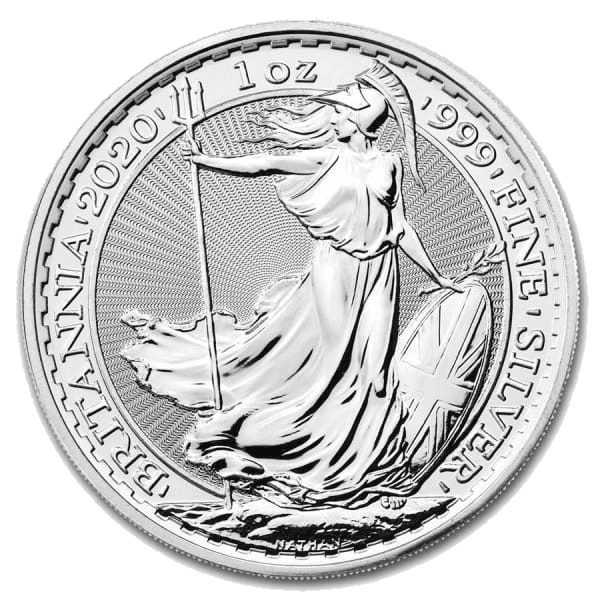 Britannia 1 uncja srebra (Ag 999) — The Royal Mint