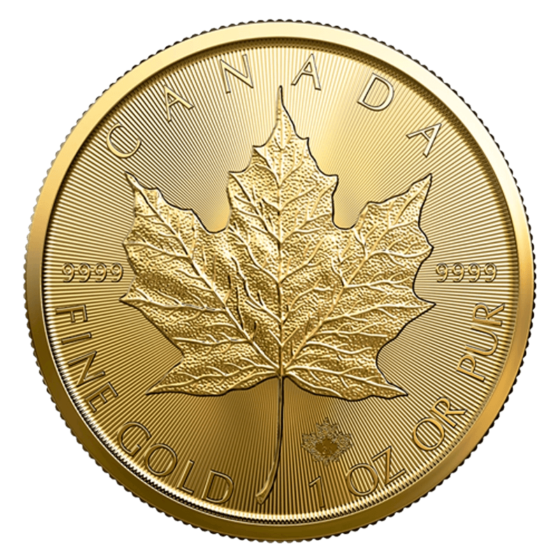 Kanadyjski Liść Klonowy 1 uncja złota (Au 999,9) — Royal Canadian Mint