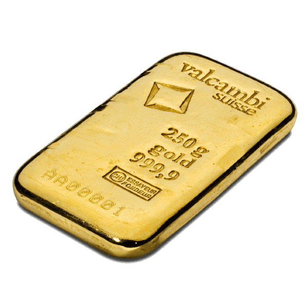 250 g sztabka złota (au 999,9) — mennica akredytowana LBMA