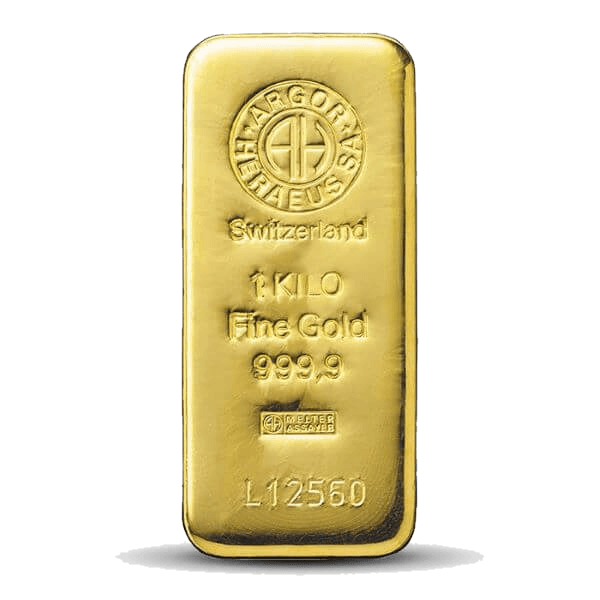 Sztabka złota Metalor 1kg (au 999,9)