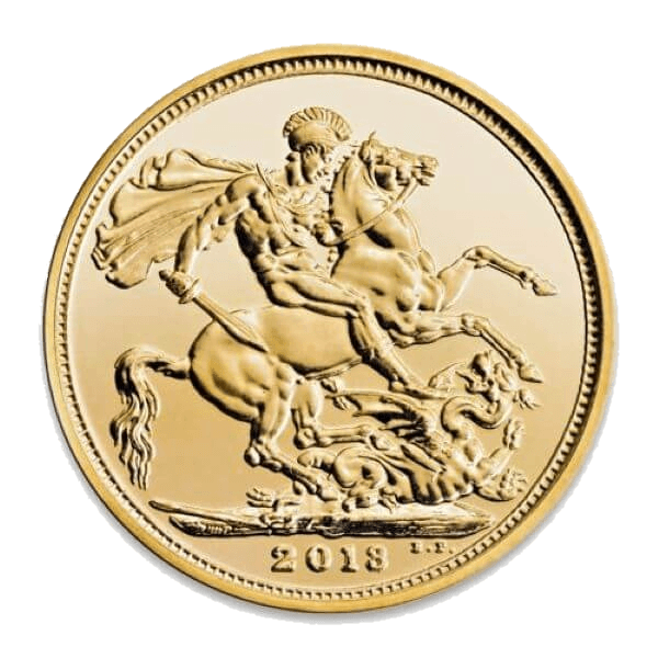 Moneta złota Suweren 7,32 grama (Au 916) — The Royal Mint