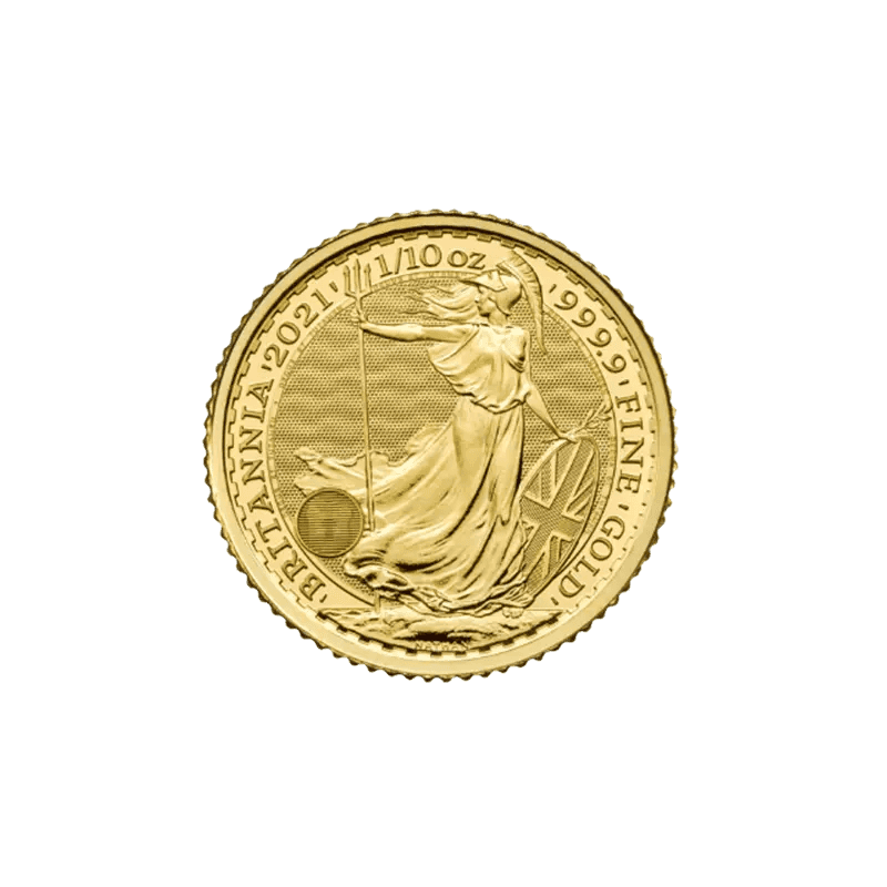 Britannia 1/10 uncji złota (Au 999) — The Royal Mint