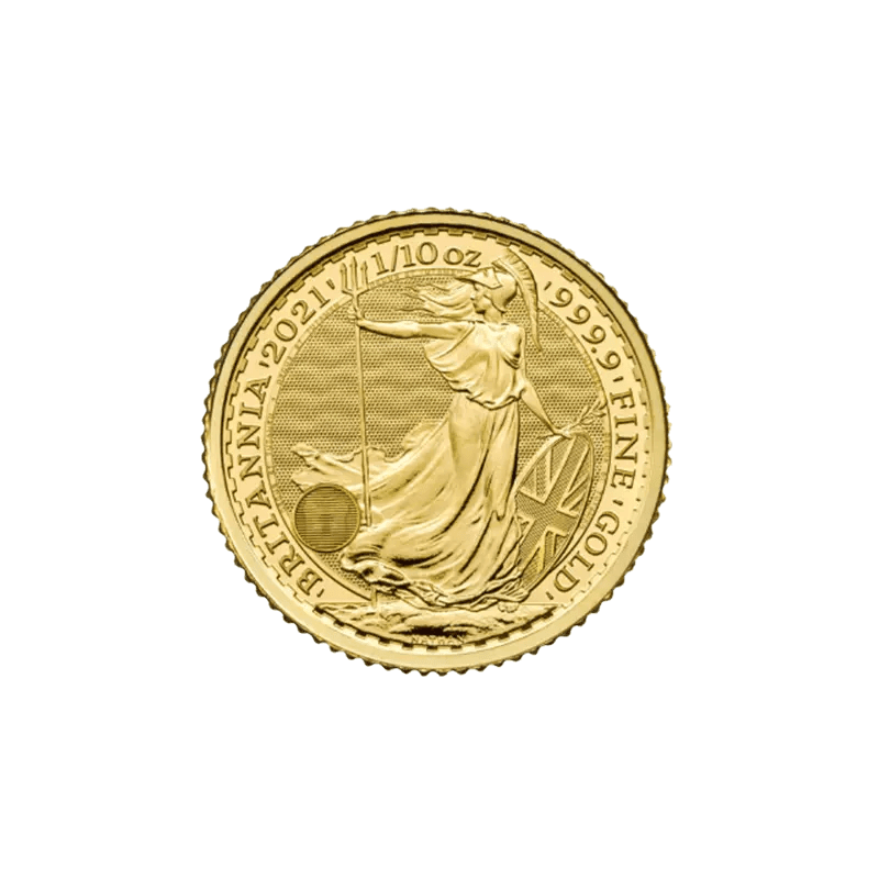 Britannia 1/10 uncji złota (Au 999) — The Royal Mint