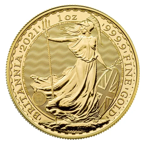Złota moneta Britannia 1 uncja