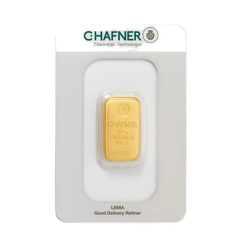 Sztabka złota C.Hafner 250g