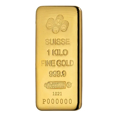 Sztabka złota PAMP 1kg