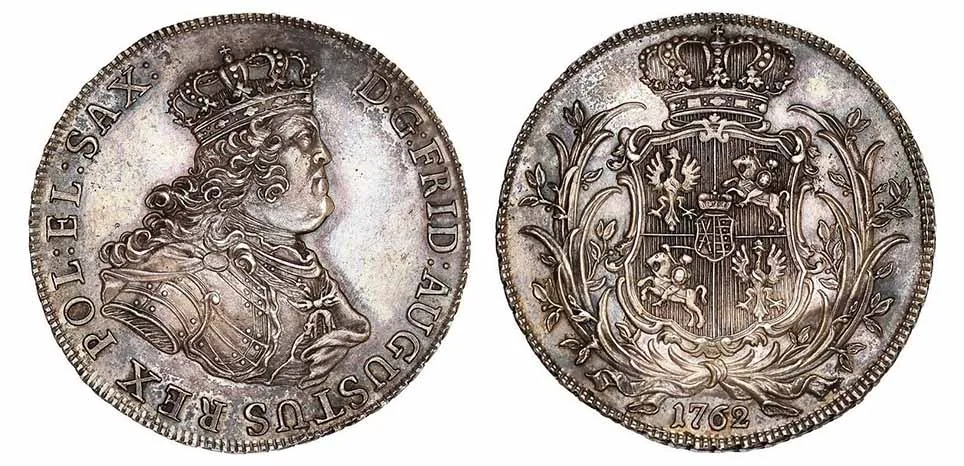 Talar Augusta III Sasa z 1762 wybity w Lisku