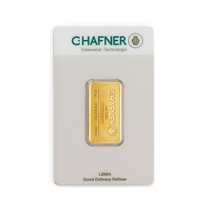 Sztabka złota C.Hafner 10g 