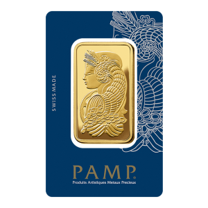 Sztabka złota PAMP 100g