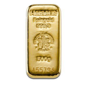 Sztabka złota Argor Heraeus 500g