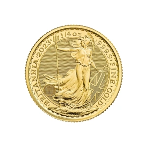 Britannia 1/4 uncji złota