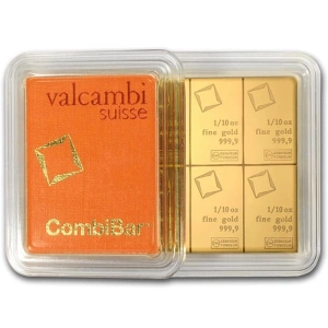 CombiBar 1 uncja (10 x 1/10 oz) Valcambi Suisse