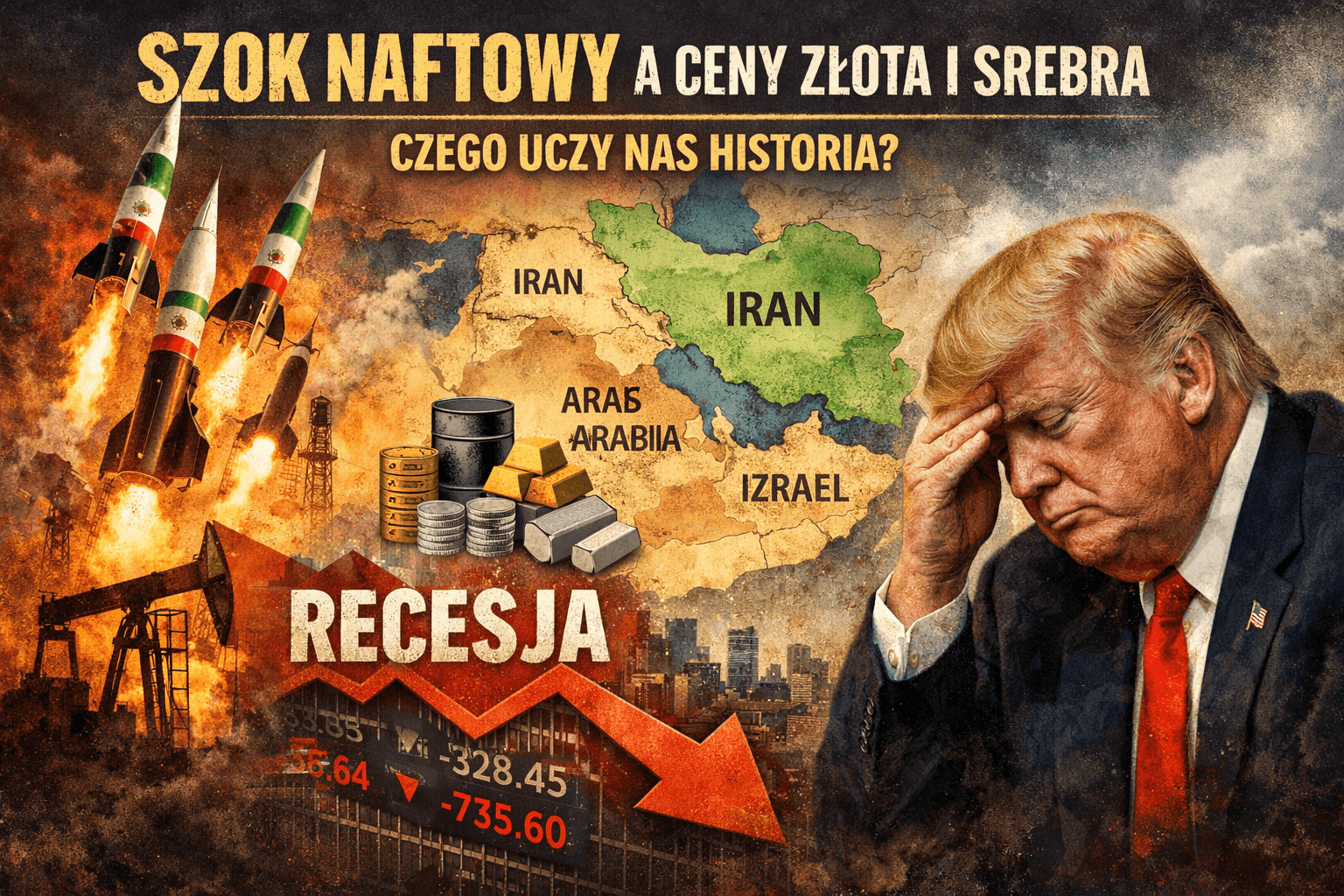 Szok naftowy a ceny złota i srebra — czego uczy nas historia?